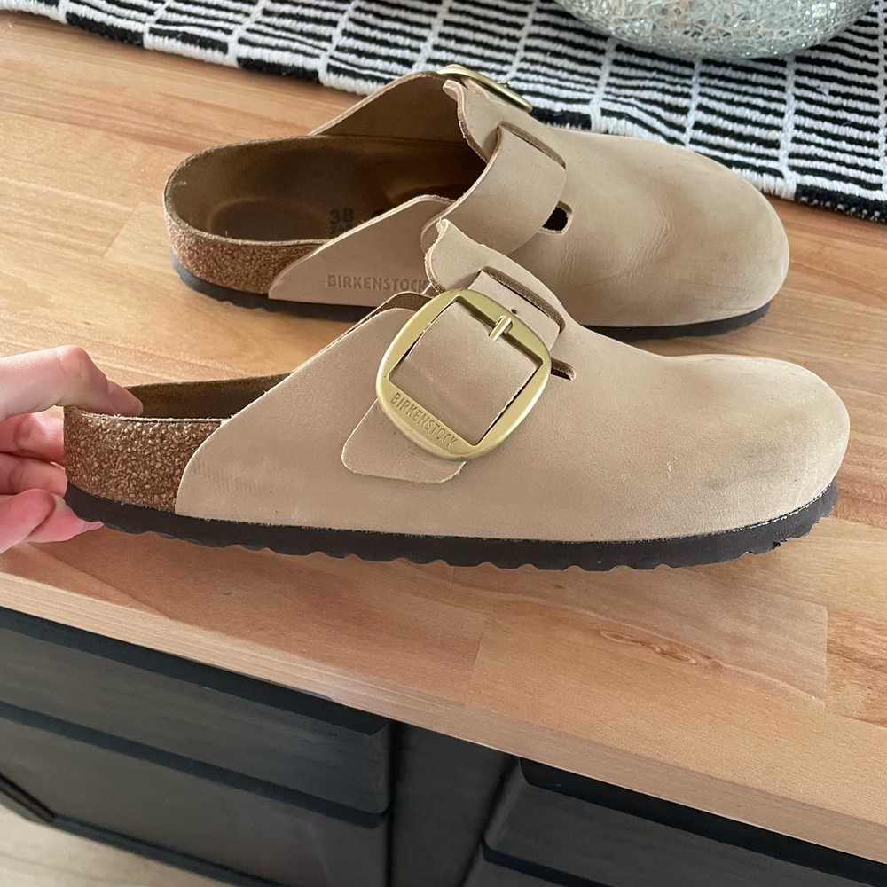 Birkenstock Boston big buckle clogs 38
